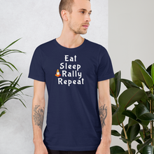 Load image into Gallery viewer, Eat Sleep Rally Repeat T-Shirts - Dark