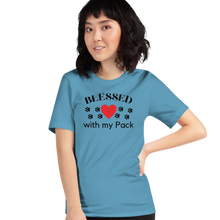 Load image into Gallery viewer, Blessed with my Pack T-Shirts - Light