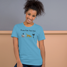 Load image into Gallery viewer, Plan for the Day Nose Work/ Scent Work T-Shirts - Light