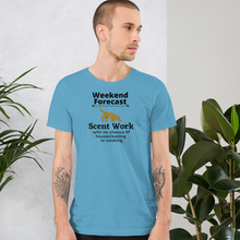 Load image into Gallery viewer, Scent Work Weekend Forecast T-Shirts - Light