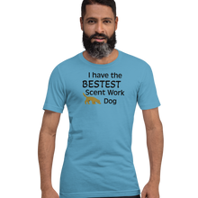 Load image into Gallery viewer, Bestest Scent Work Dog T-Shirts - Light