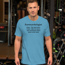 Load image into Gallery viewer, Scent Work "Scentworkologist" T-Shirts - Light