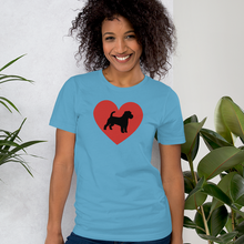 Load image into Gallery viewer, Russell Terrier in Heart T-Shirts - Light