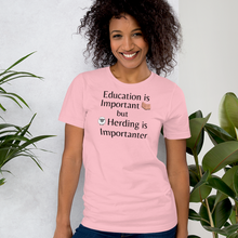 Load image into Gallery viewer, Sheep Herding is Importanter T-Shirts - Light