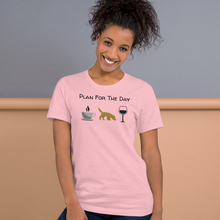 Load image into Gallery viewer, Plan for the Day Nose Work/ Scent Work T-Shirts - Light