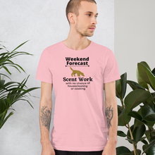 Load image into Gallery viewer, Scent Work Weekend Forecast T-Shirts - Light