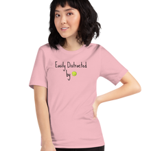Load image into Gallery viewer, Easily Distracted by Flyball/ Tennis Balls T-Shirts - Light
