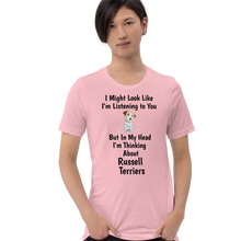 Load image into Gallery viewer, Thinking about Russell Terriers T-Shirts - Light