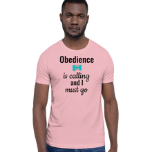 Load image into Gallery viewer, Obedience is Calling T-Shirts - Light