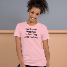 Load image into Gallery viewer, 2 Steps to Happiness - Tracking T-Shirts - Light