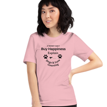 Load image into Gallery viewer, Buy Happiness w/ Dogs & Lure Coursing T-Shirts - Light