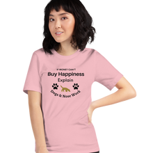 Load image into Gallery viewer, Buy Happiness w/ Dogs &amp; Nose Work T-Shirts - Light
