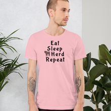 Load image into Gallery viewer, Eat, Sleep, Cattle Herd, Repeat T-Shirts - Light