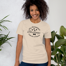Load image into Gallery viewer, My Greatest Blessings Have 4 Paws (plural) T-Shirts - Light