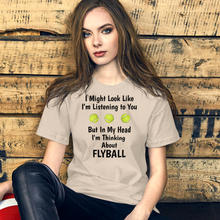 Load image into Gallery viewer, I'm Thinking About Flyball T-Shirts - Light