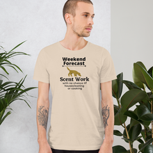 Load image into Gallery viewer, Scent Work Weekend Forecast T-Shirts - Light