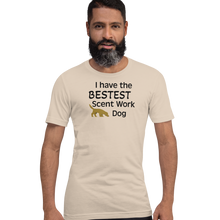 Load image into Gallery viewer, Bestest Scent Work Dog T-Shirts - Light