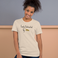 Load image into Gallery viewer, Easily Distracted by Nose/ Scent Work T-Shirts - Light