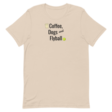 Load image into Gallery viewer, Coffee, Dogs & Flyball T-Shirts - Light