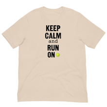 Load image into Gallery viewer, Keep Calm & Run On Flyball with Tennis Ball T-Shirts - Light