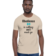 Load image into Gallery viewer, Obedience is Calling T-Shirts - Light