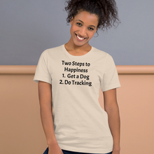 Load image into Gallery viewer, 2 Steps to Happiness - Tracking T-Shirts - Light