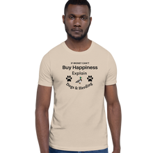 Load image into Gallery viewer, Buy Happiness w/ Dogs & Duck Herding T-Shirts - Light