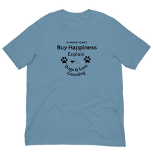 Load image into Gallery viewer, Buy Happiness w/ Dogs &amp; Lure Coursing T-Shirts - Light
