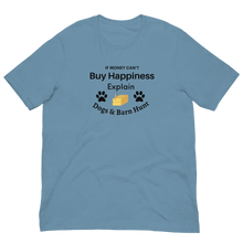 Load image into Gallery viewer, Buy Happiness w/ Dogs & Barn Hunt T-Shirts - Light