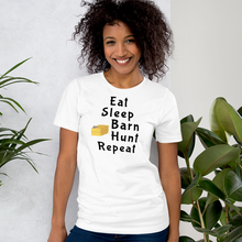 Load image into Gallery viewer, Eat Sleep Barn Hunt Repeat T-Shirts - Light