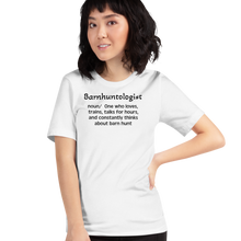 Load image into Gallery viewer, Barn Hunt "Barnhuntologist" T-Shirts - Light