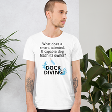 Load image into Gallery viewer, Dog Teaches Dock Diving T-Shirt - Light