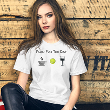 Load image into Gallery viewer, Plan for the Day Flyball/ Tennis Ball T-Shirts - Light