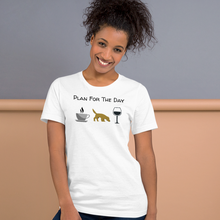 Load image into Gallery viewer, Plan for the Day Nose Work/ Scent Work T-Shirts - Light