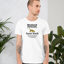 Load image into Gallery viewer, Scent Work Weekend Forecast T-Shirts - Light