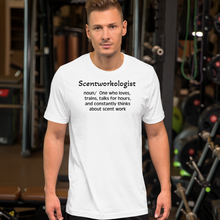 Load image into Gallery viewer, Scent Work "Scentworkologist" T-Shirts - Light