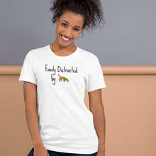Load image into Gallery viewer, Easily Distracted by Nose/ Scent Work T-Shirts - Light