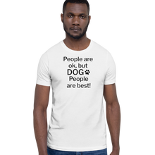 Load image into Gallery viewer, Dog People are Best! T-Shirts - Light