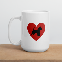 Load image into Gallery viewer, Russell Terrier in Heart Mug