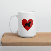 Load image into Gallery viewer, Russell Terrier in Heart Mug
