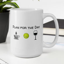 Load image into Gallery viewer, Plan for the Day - Flyball/Tennis Ball Mug