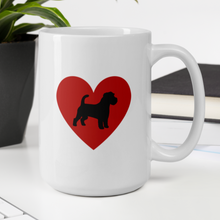 Load image into Gallery viewer, Russell Terrier in Heart Mug