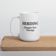 Load image into Gallery viewer, Cattle Herding Cheaper Than Therapy Mugs
