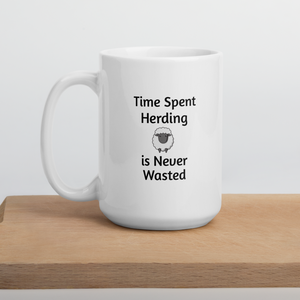 Time Spent Sheep Herding Mugs