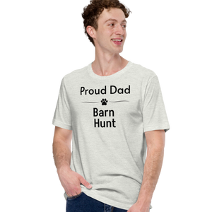 Proud Barn Hunt Dad T-Shirts - Light