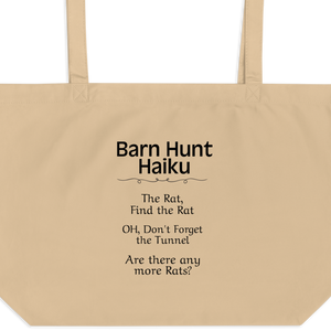 Barn Hunt Haiku X-Large Tote/ Shopping Bags