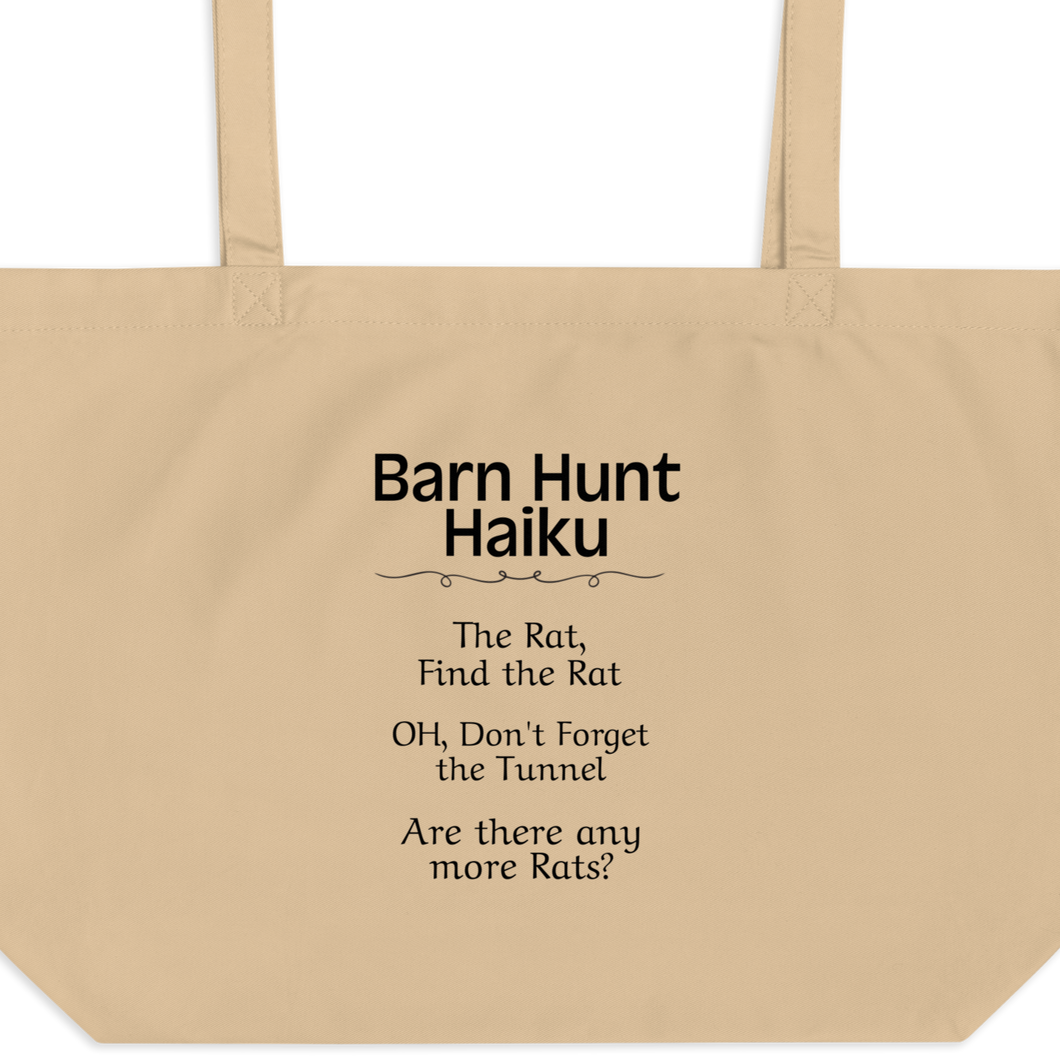 Barn Hunt Haiku X-Large Tote/ Shopping Bags