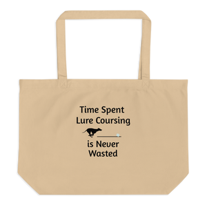 Time Spent Lure Coursing X-Large Tote/ Shopping Bags