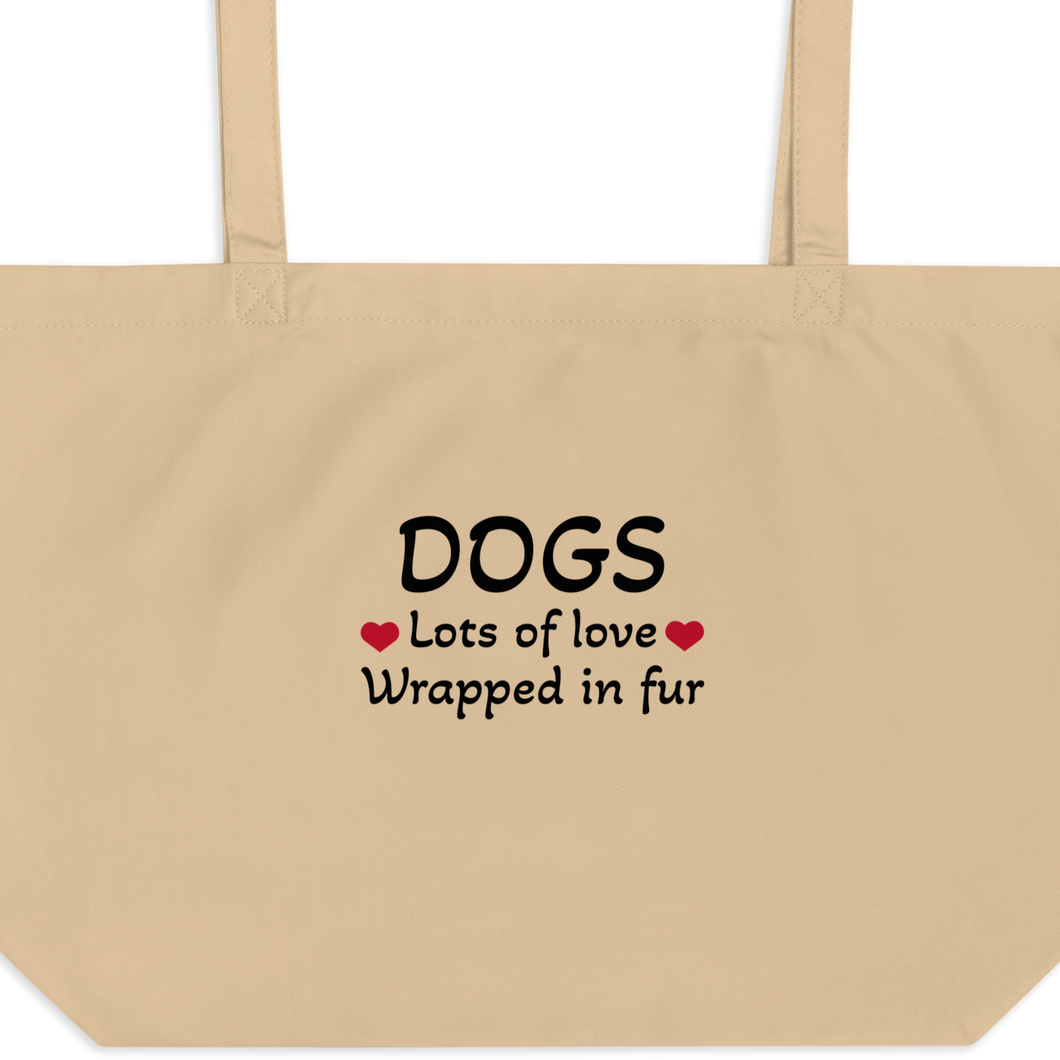 Dogs, Lots of Love X-Large Tote/ Shopping Bags