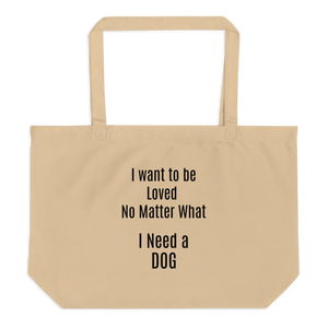 Loved No Matter What X-Large Tote/Shopping Bags